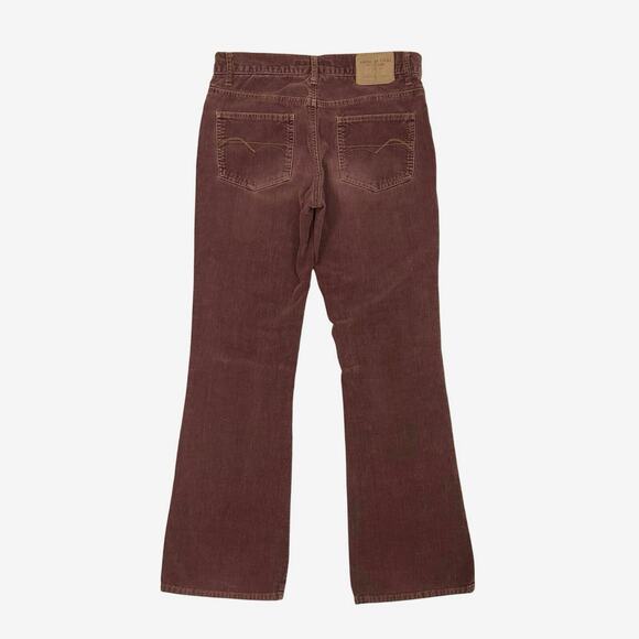 American Eagle Corduroy Pants Size 4 Dark Red - Picture 2 of 2